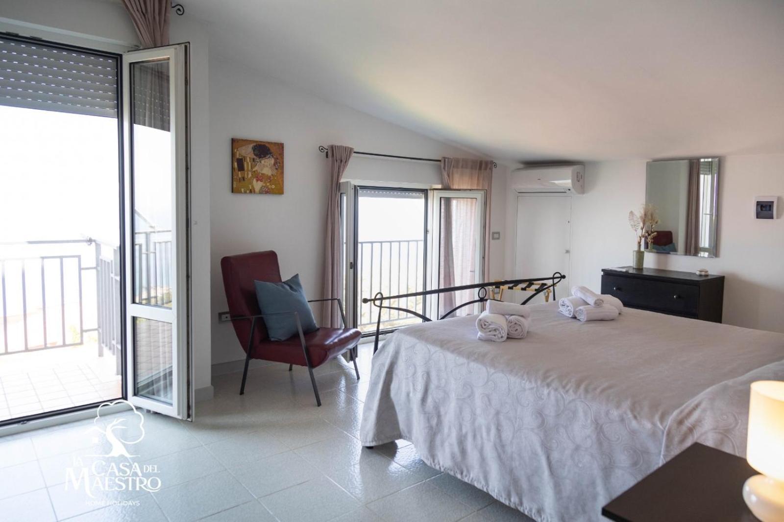 La Casa Del Maestro Attico Lägenhet Pisciotta Exteriör bild