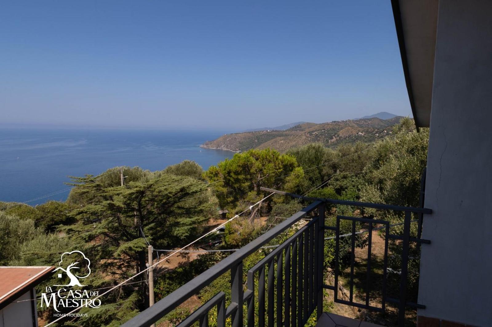 La Casa Del Maestro Attico Lägenhet Pisciotta Exteriör bild